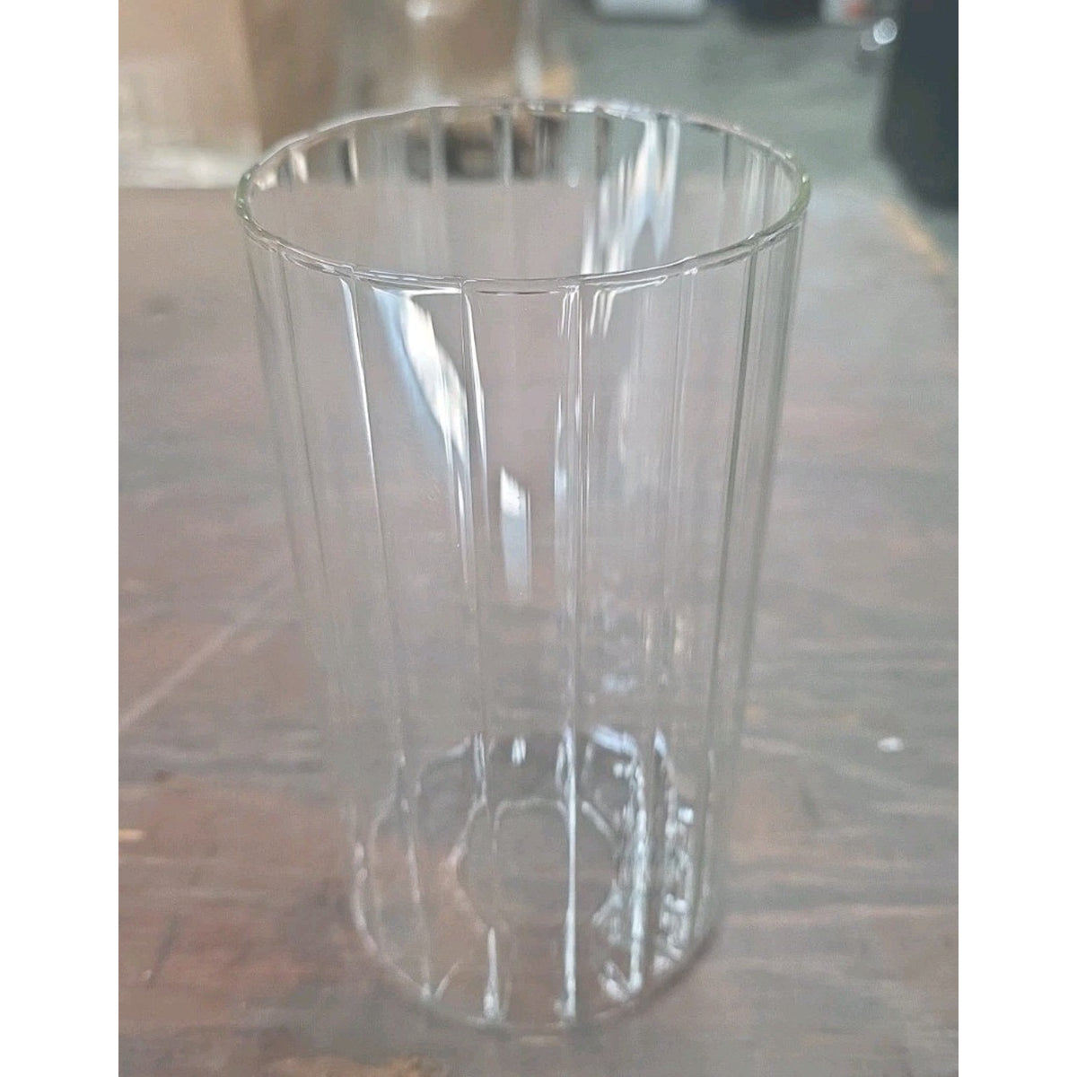 REPLACMENT PART FOR DSI Lighting Delphi Chandelier - Clear Ribbed Glass Shade