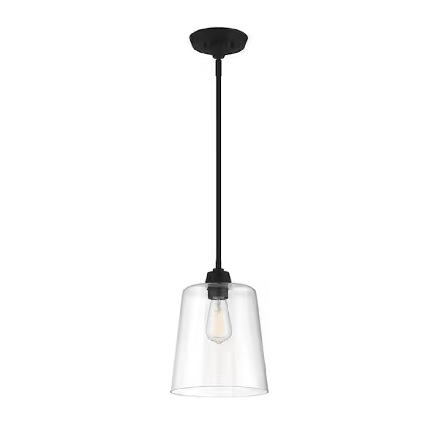 Savoy House Meridian 1-Light Pendant Matte Black Glass Farmhouse M70081MBK