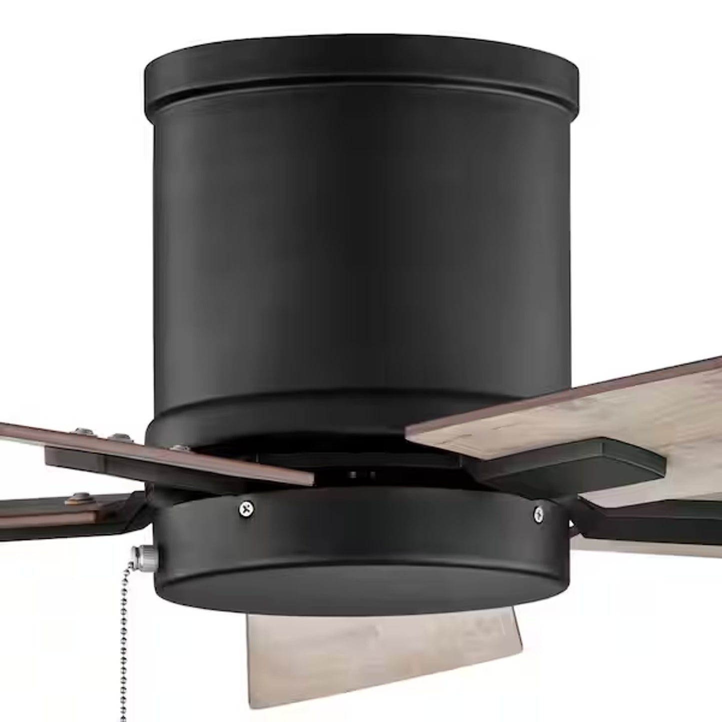 Hampton Bay Grantway 48" Matte Black Low Profile Ceiling Fan Outdoor RD5114B-MBK