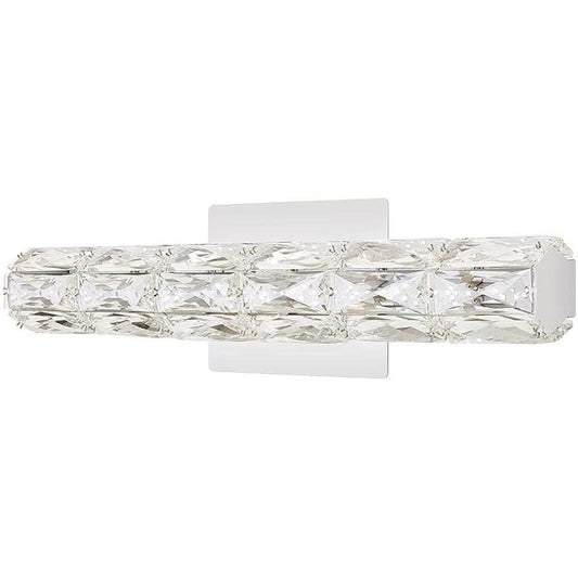 Home Decorators Keighley 18" LED Chrome Crystal Vanity Light 4151-NDM-18