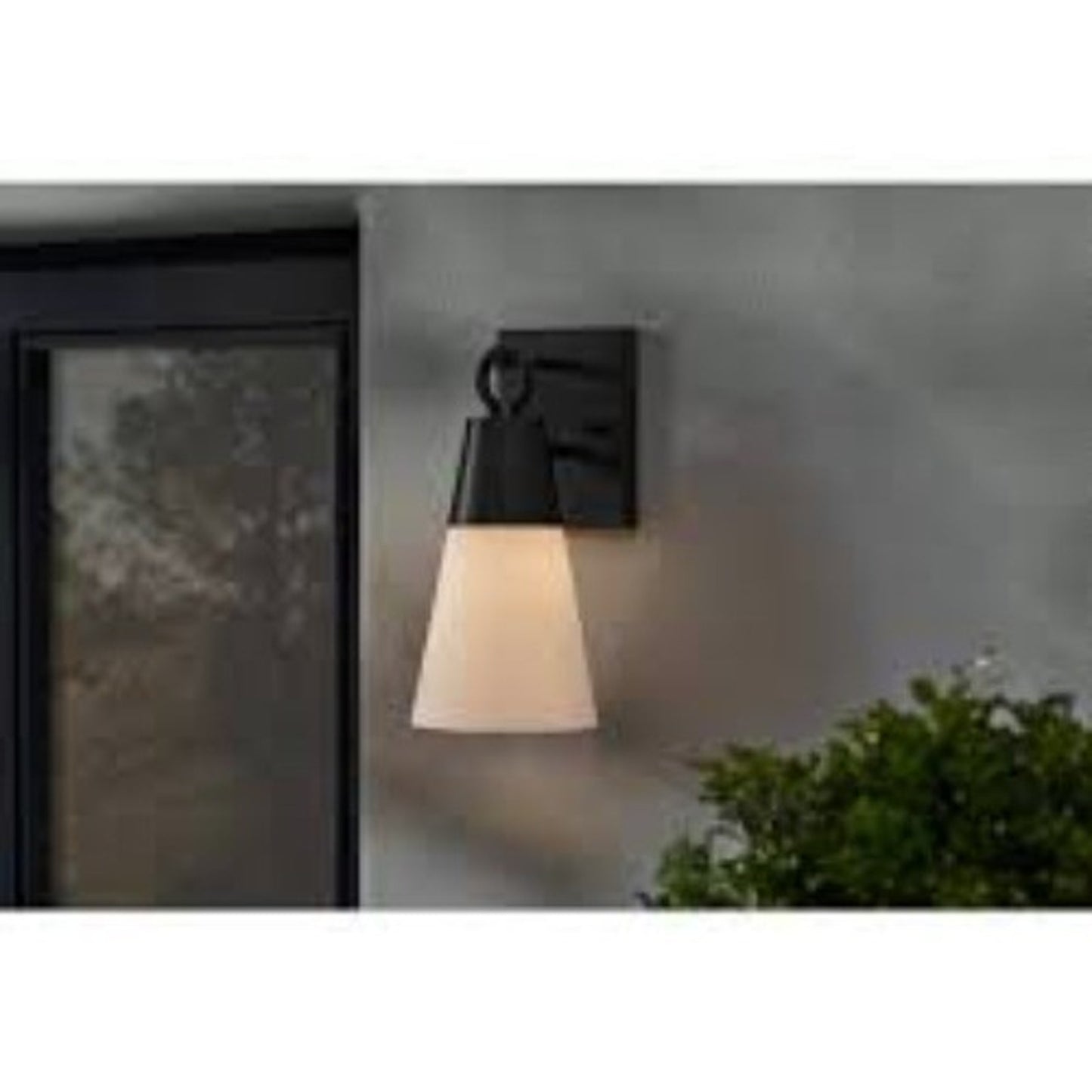NEW Duvall 14” 1-Light Black Outdoor Hardwired Wall Lantern Sconce B114