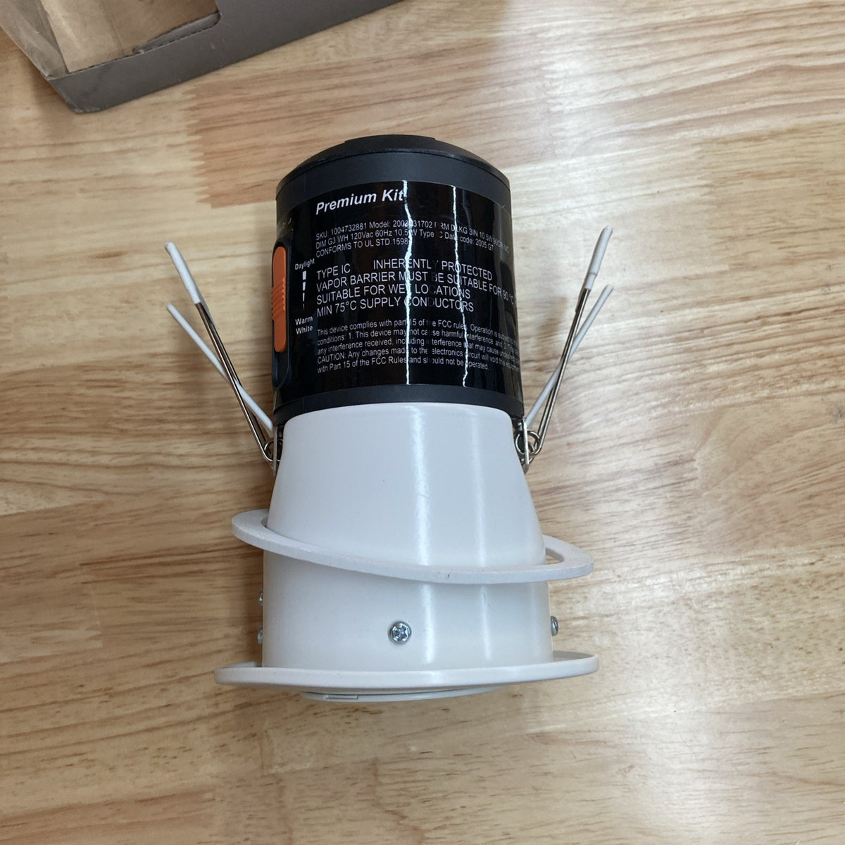 Commercial Electric 3 in. 2700K - 5000K White Blanco Recessed Integrated LED