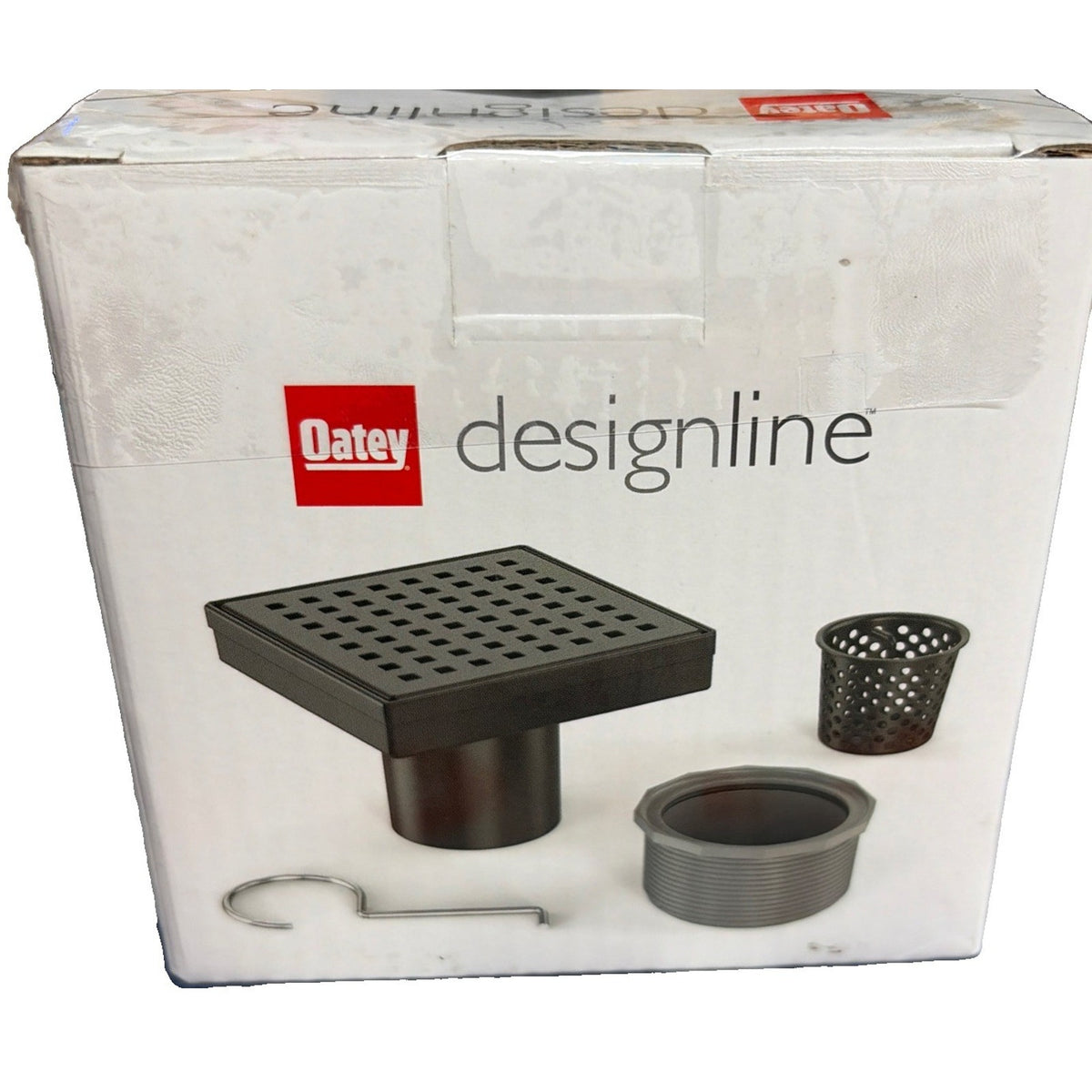 Oatey Designline 4 in. x 4 in. Stainless Steel Square Shower Drain with Square