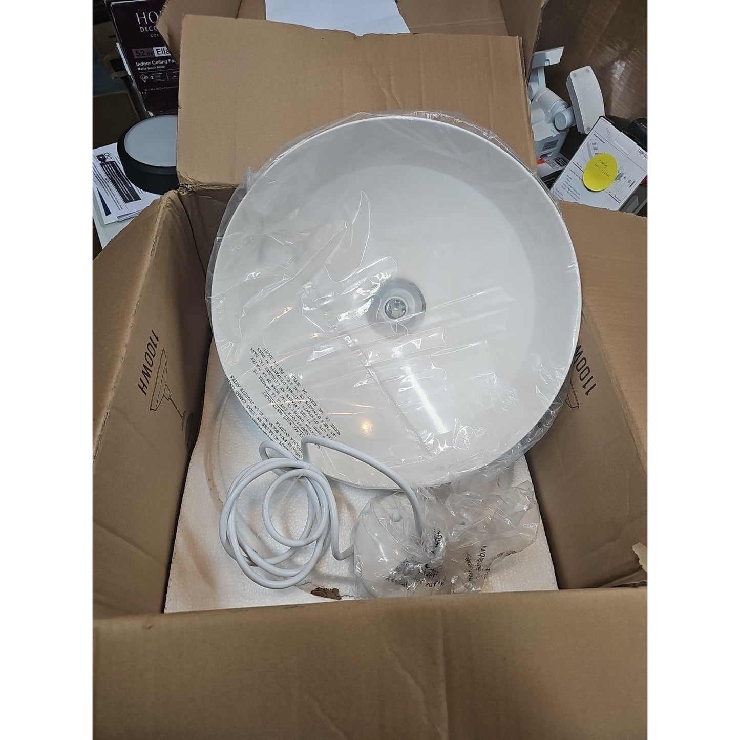 Trans Globe Lighting 1100-WH Sherman Pendant White