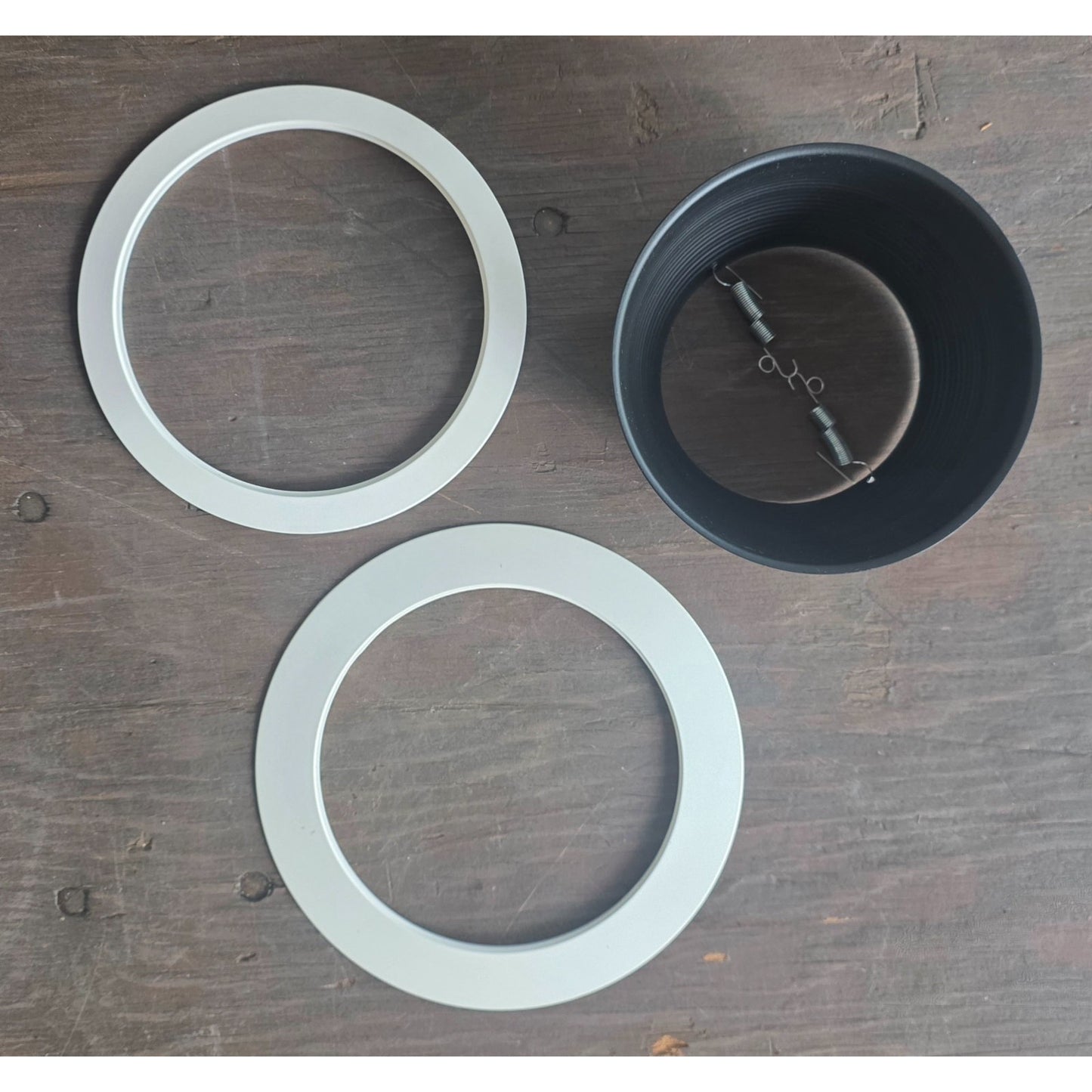 Lot of 10 HALO 6100BB 6" Recessed Light Trim Black Baffle White Ring Overlay