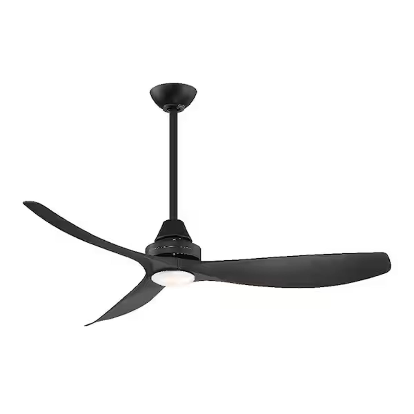 Home Decorators Levanto 52" Matte Black LED Ceiling Fan Indoor/Outdoor Remote