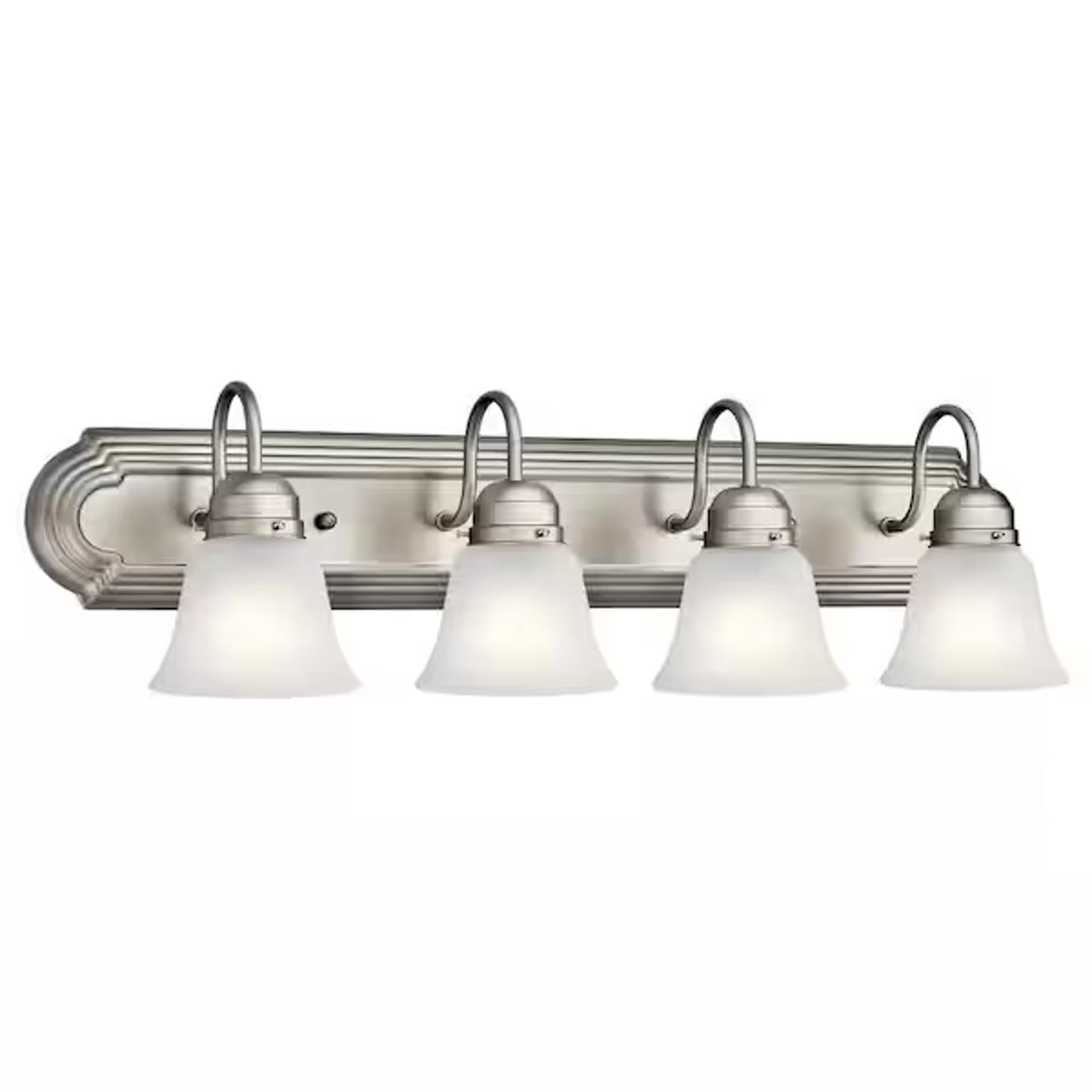 Kichler Independence 30" 4-Light Brushed Nickel Bathroom Vanity Light
