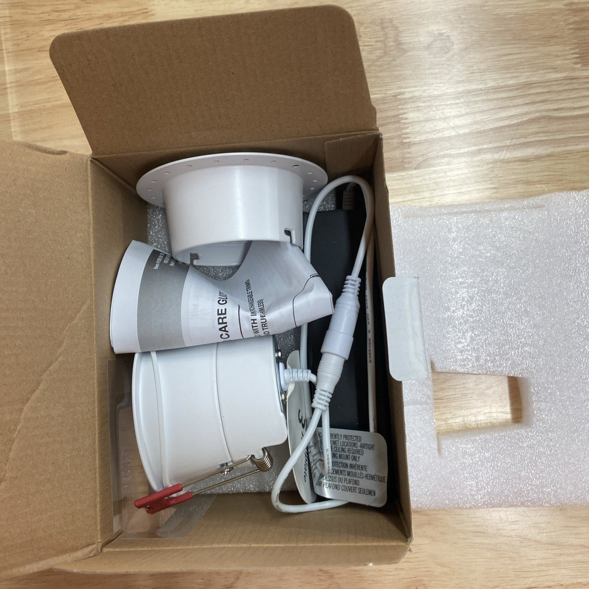 Commercial Electric 3 in. White Slim LED Trim less Recessed Kit