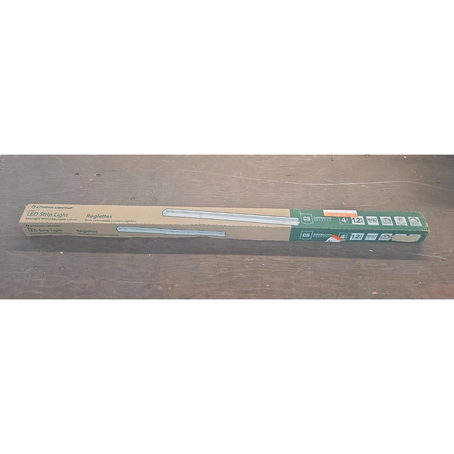 Lithonia MNSS 48" LED Strip Light Adjustable 5000LM Selectable CCT