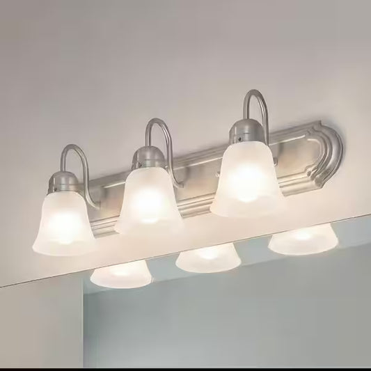 Kichler Independence 24" 3-Light Brushed Nickel Bathroom Vanity Light