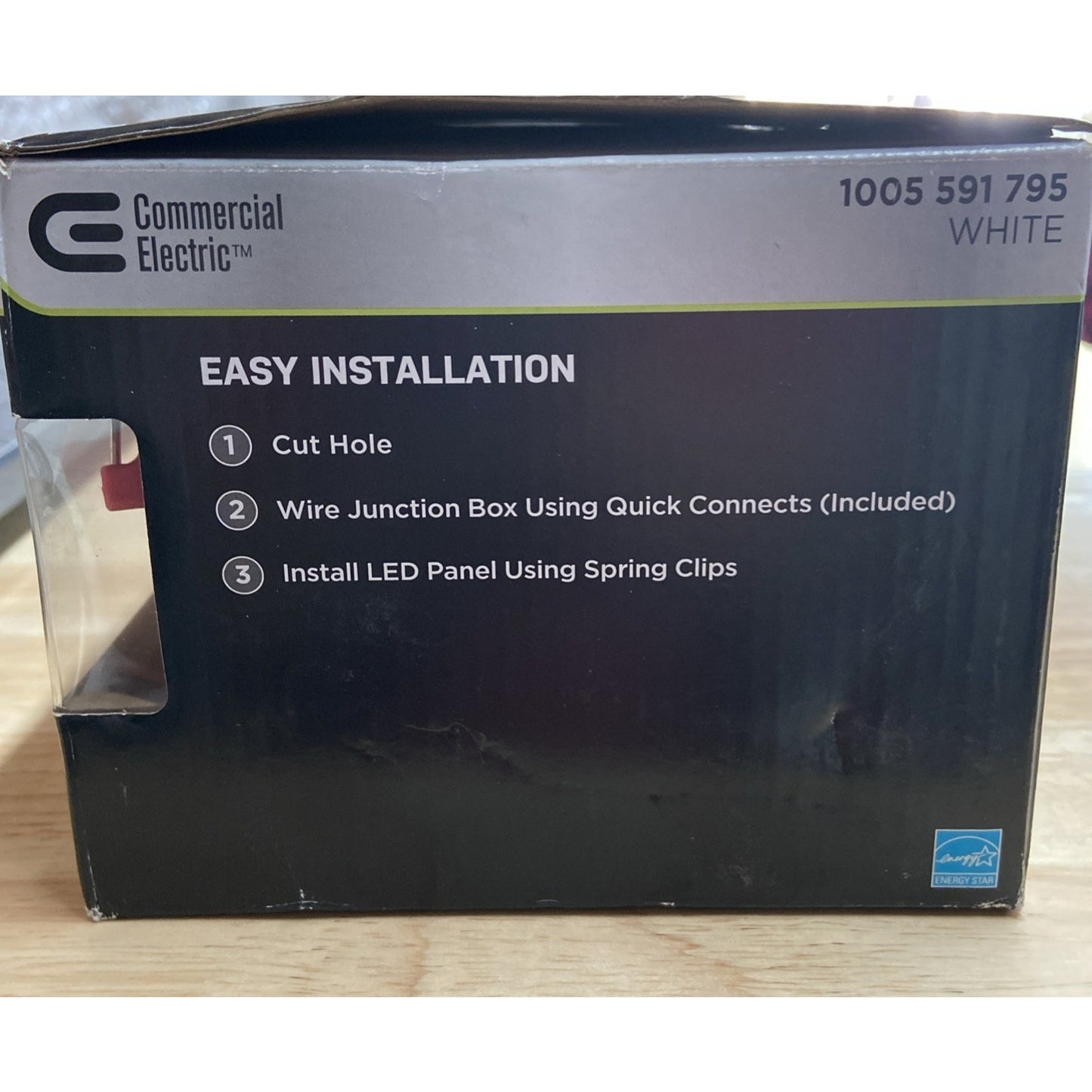 Commercial Electric 3 in. White Slim LED Trim less Recessed Kit