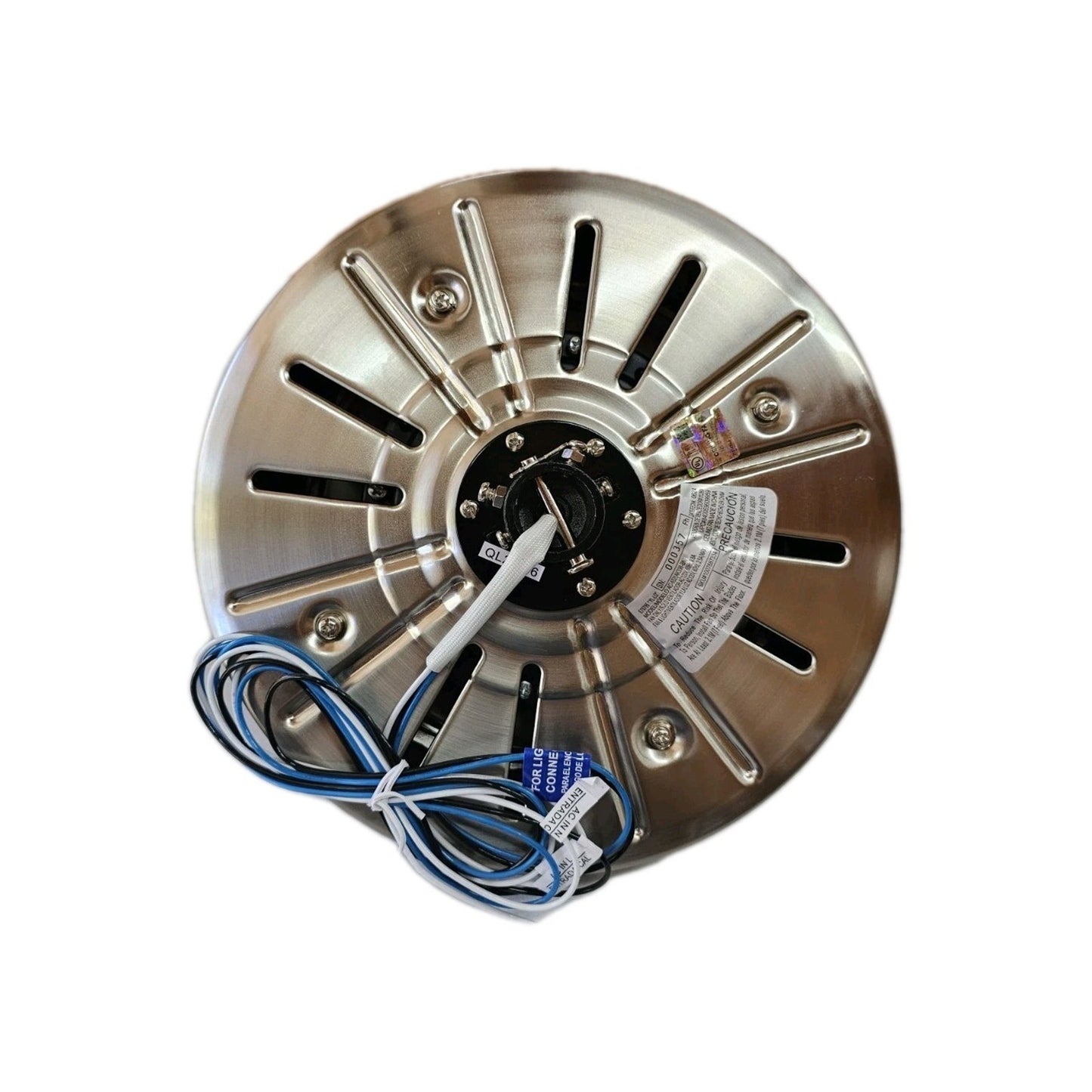 PARTS - Hampton Bay Glendale III 52 in LED Brushed Nickel Ceiling Fan with Light