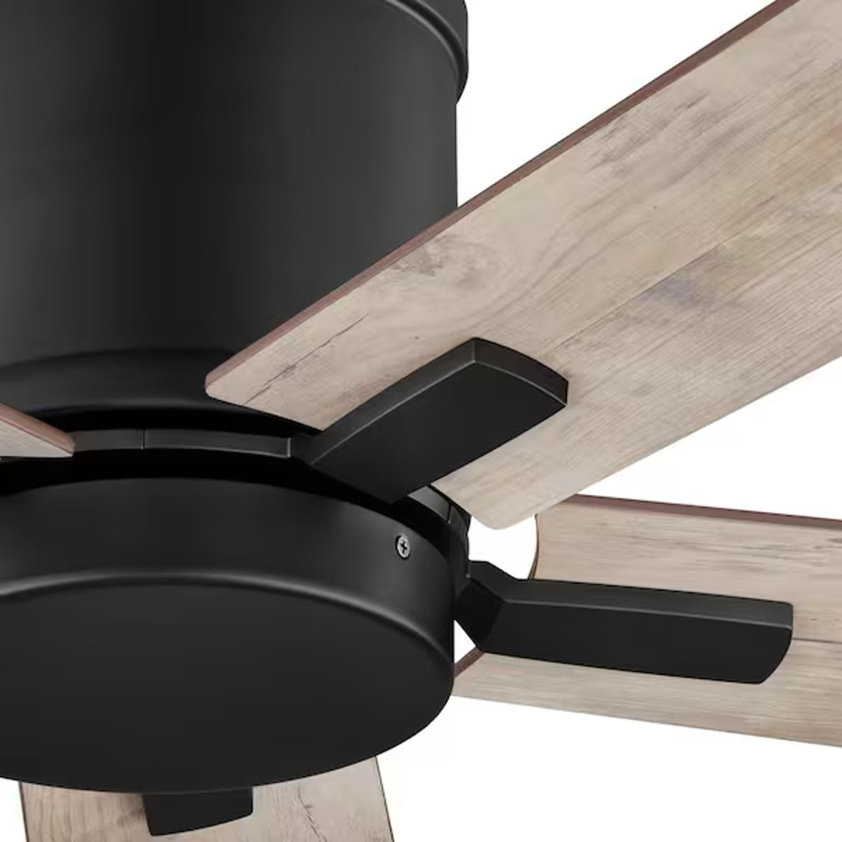 Hampton Bay Grantway 48" Matte Black Low Profile Ceiling Fan Outdoor RD5114B-MBK