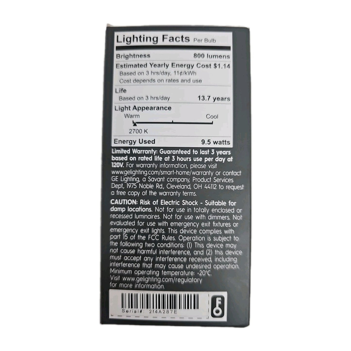 CYNC By GE Full Color Direct Connect Smart Bulb (1 LED A19 Bulb)