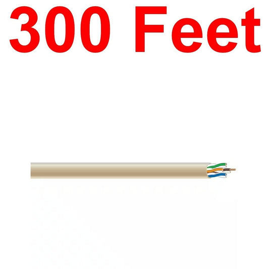 Southwire 300 ft Cat5e Indoor/Outdoor CMX/CMR Solid Bare Copper Ethernet Cable