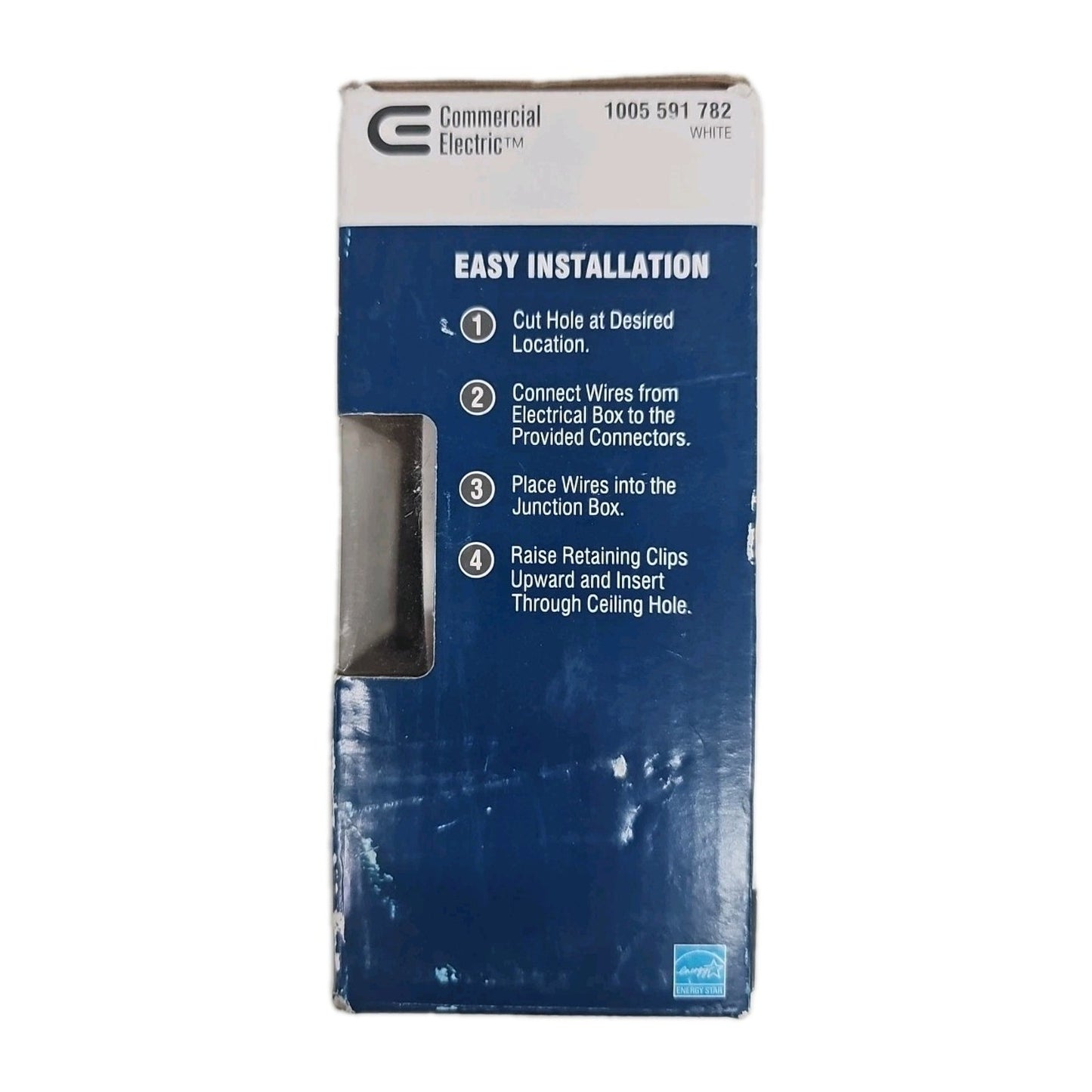 CE Box on Top Integrated LED 4 in Round Canless Recessed Light,White Soft White