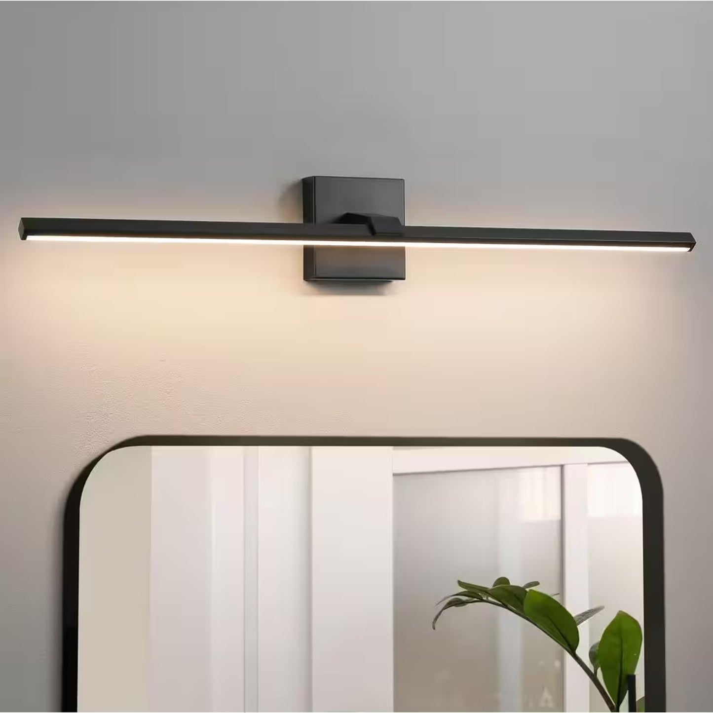32 in LED Bathroom Vanity Light Black Modern Wall Sconce Bar 8096WL-32BK-US
