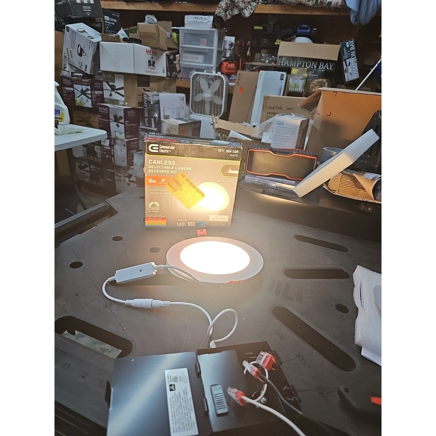 Commercial Electric Premium 6 in. LED Ultraslim Canless Recessed Light CCT