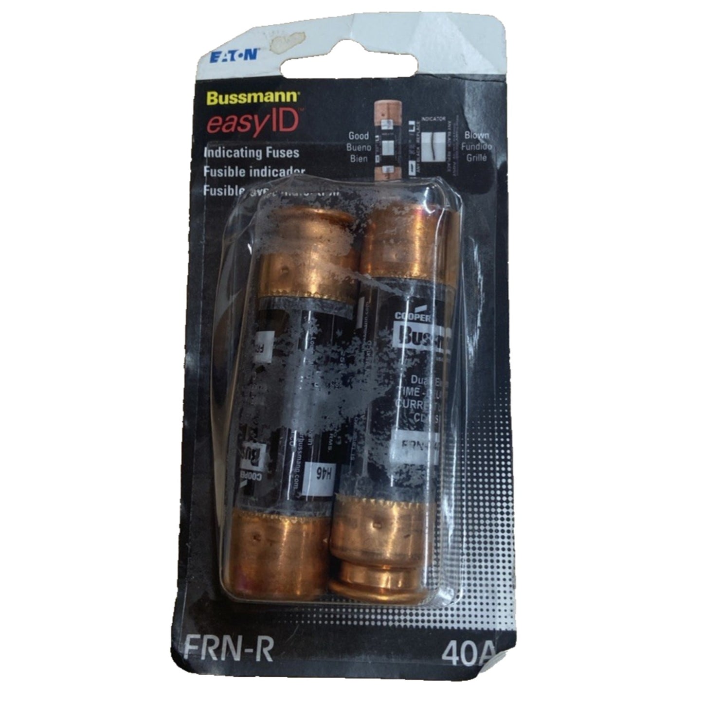 Bussman - BP/FRN-R-40ID - EasyID - 40 Amp Indicating Fuses - Set of 2