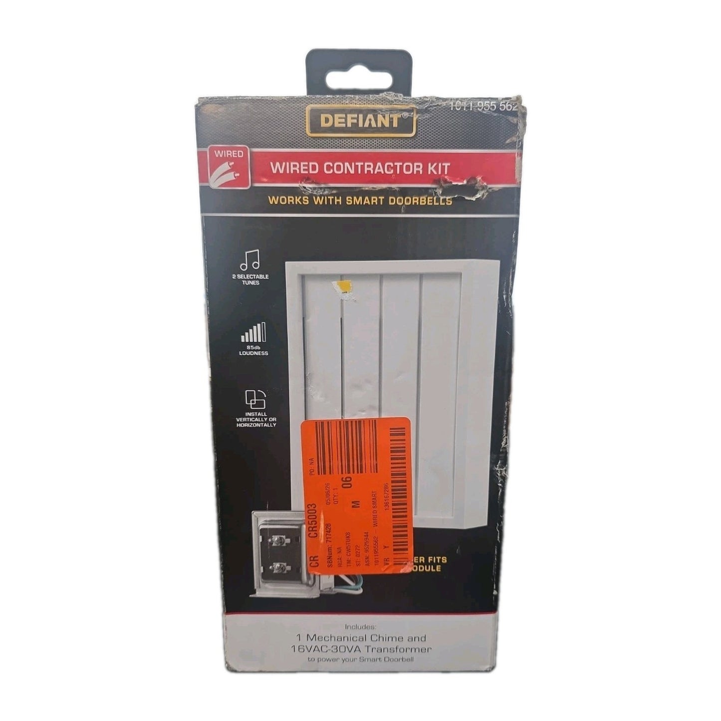 Defiant Wired Smart Compatible Doorbell Contractor Kit