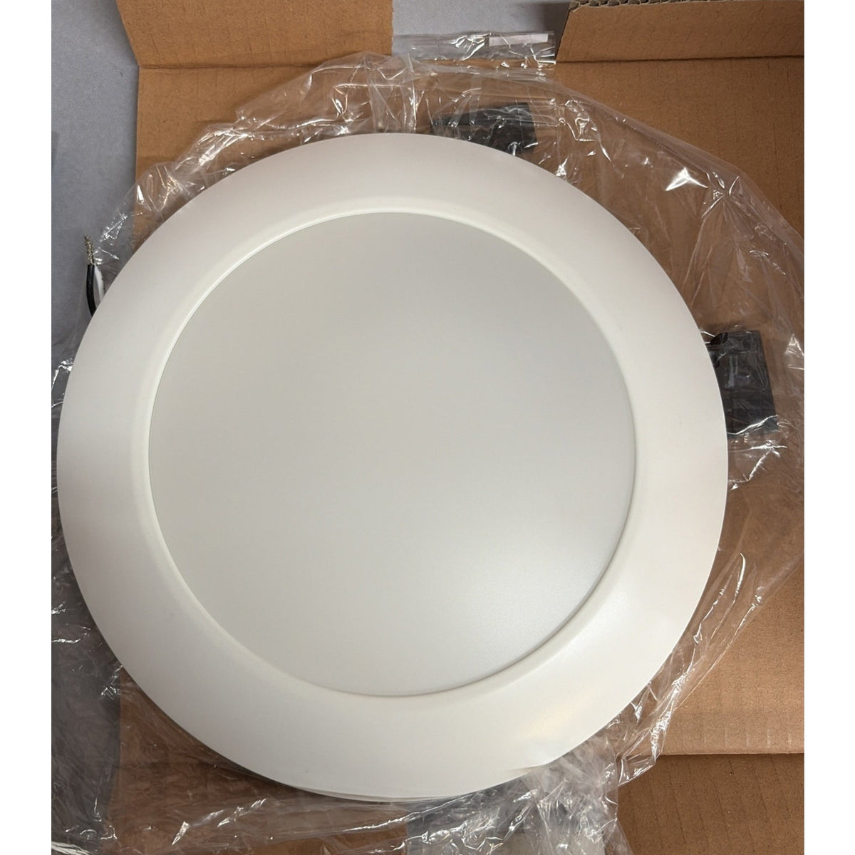 Commercial Electric 8" LED Flush Mount Disk Light 900-1400LM Dimmable White