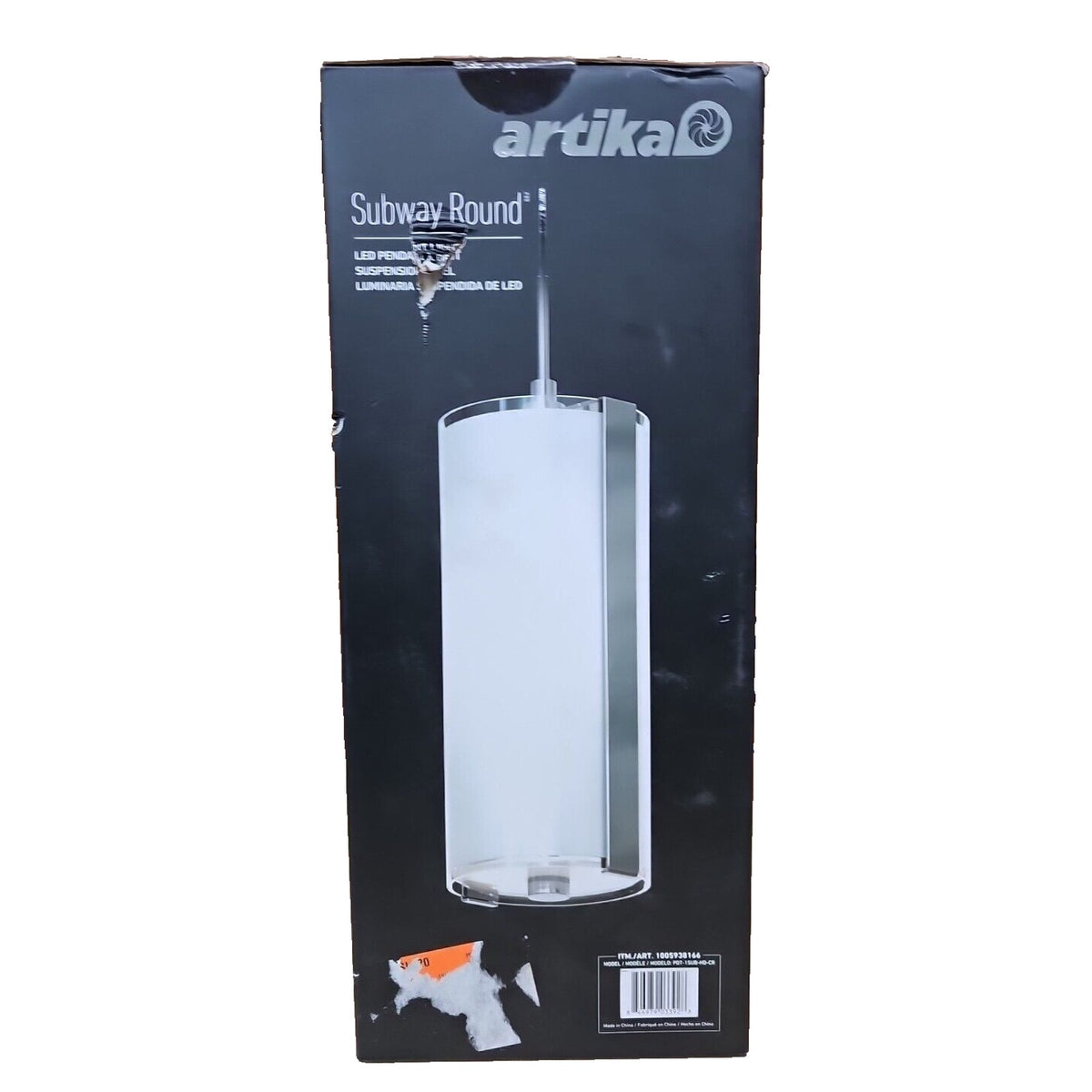 Subway Round 12-Watt 1 Light Chrome Modern Integrated LED Mini Pendant Light