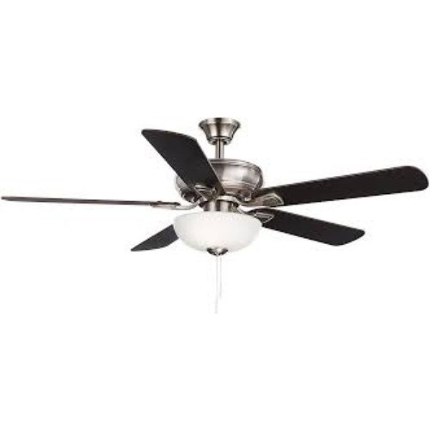 PARTS - Hampton Bay Rothley II 52 inch LED Ceiling Fan - Black/Silver/White