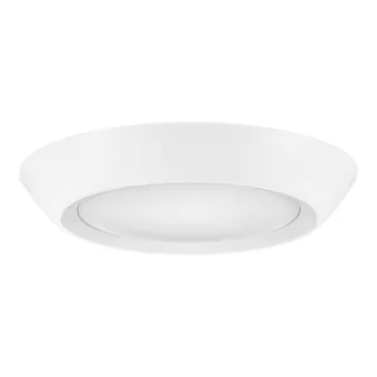 LOT of 2 Commercial Electric 4" LED Disk Light Flush Mount 5CCT Dimmable White
