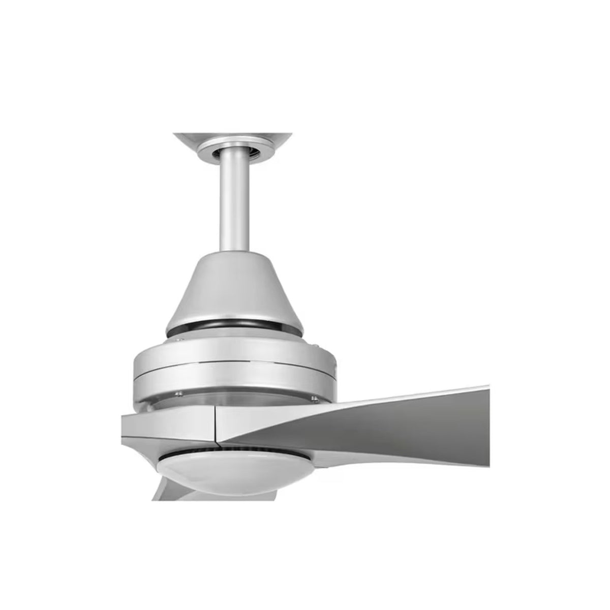Home Decorators Levanto 52" LED Ceiling Fan Brushed Nickel Remote Outdoor READ