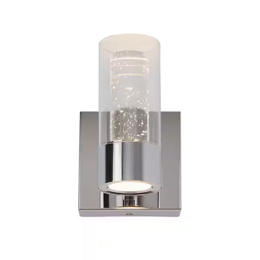 Artika Essence LED Wall Sconce Chrome Bubble Glass Vanity Light Modern VAN1-RT