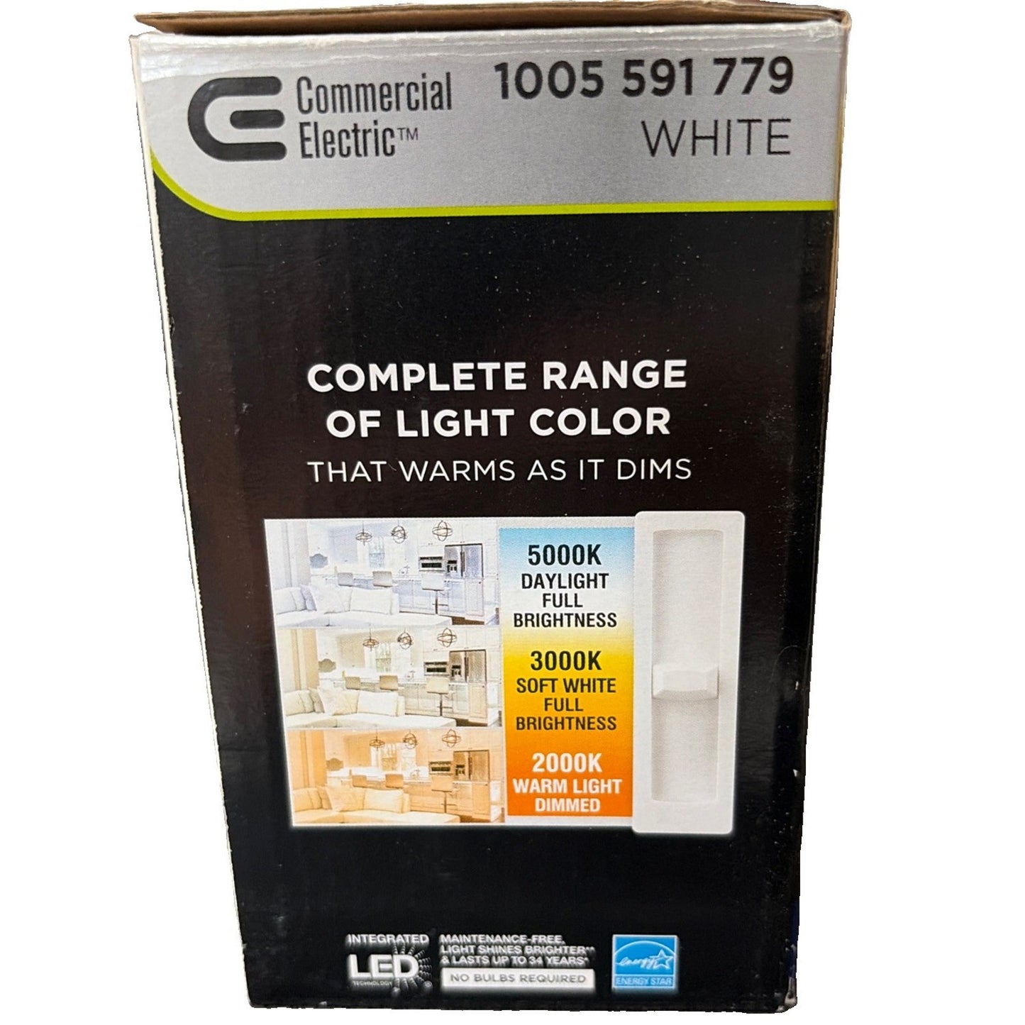 Lot Of 10: 4 “ LED Recessed Lights Canless Dimmable Selectable White CCT