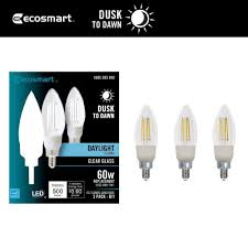 EcoSmart (3-Pack) LED Vintage Edison Light Bulb Daylight 1006 305 810