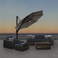 Seasons Sentry 11' Round Cantilever Umbrella