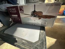 Home Decorators Collection Palm Cove 44 in. LED Indoor/Outdoor Natural Iron