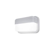 Lutec Coastal San Diego White Outdoor Integrated LED Bulkhead Wall Lantern #3813