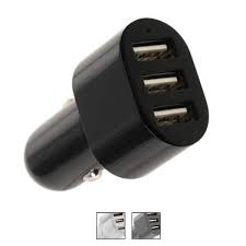 Tech and go 141 0406 TG3 4.4 Amp 3-Port Car Charger