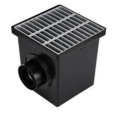 NDS 12 in. x 12 in. Down Spout Drainage Catch Basin Grate; Set of 2