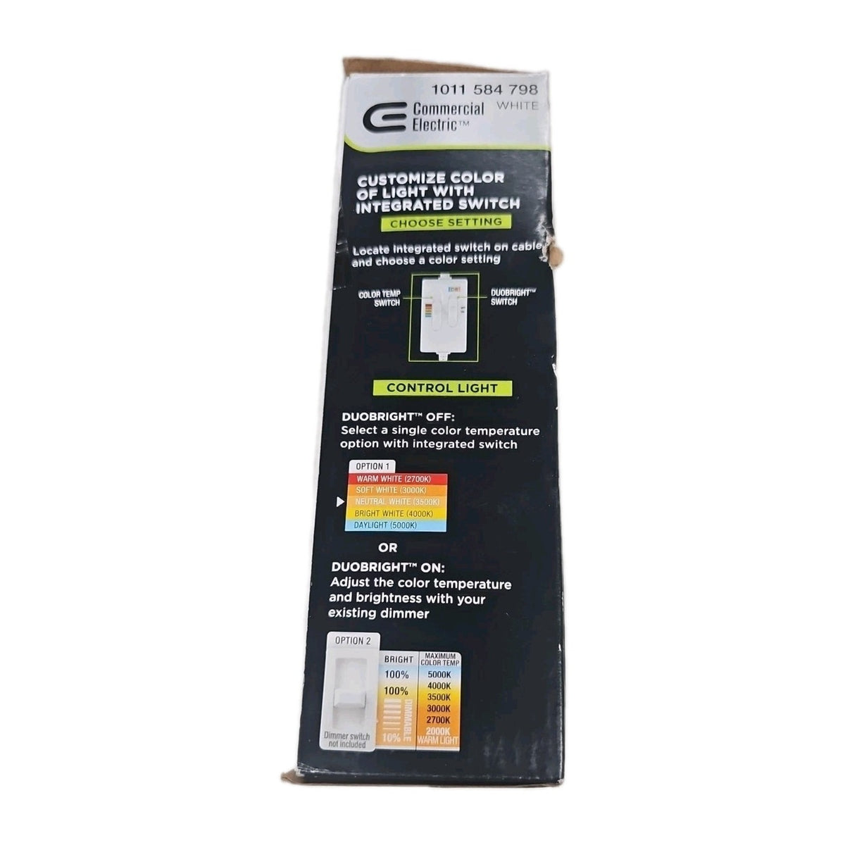 Commercial electric 92290 6 in. LED Integrated Ultraslim Recessed Kit Elite
