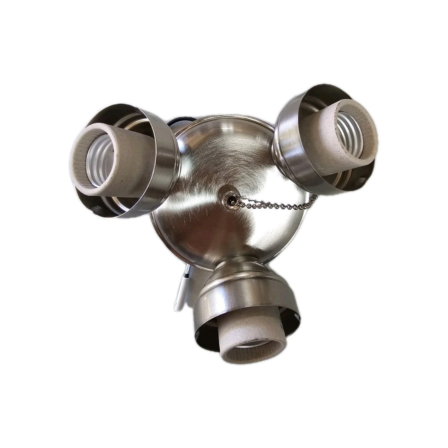 PARTS - Hampton Bay Glendale III 52 in LED Brushed Nickel Ceiling Fan with Light