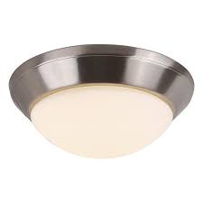 CE 7 in. Brushed Nickel LED Flush Mount Ceiling Lights (2-Pack) JVJ3011L-8/BN
