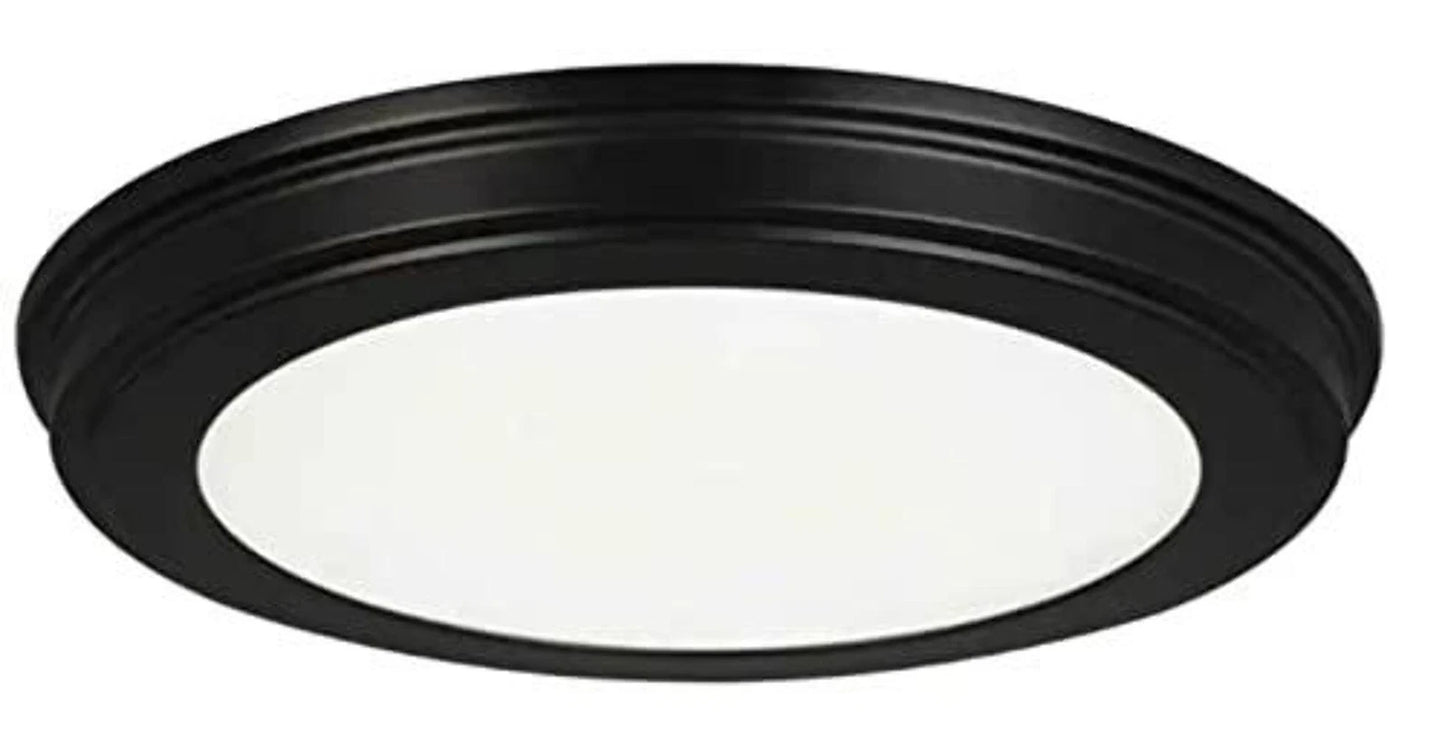 Quoizel Covington 2 -Light 13-in Matte Black Semi Flush Mount Light