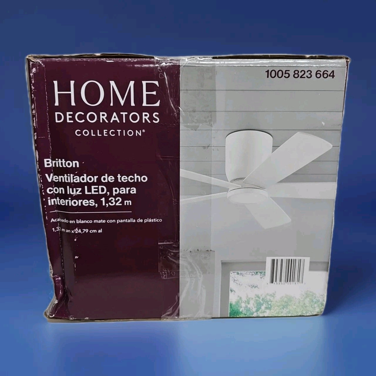 Home Decorators Collection Britton 52 In. Integrated LED Indoor Ceiling Fan -...